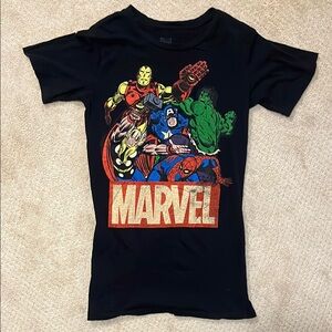 Marvel Avengers Black T-Shirt